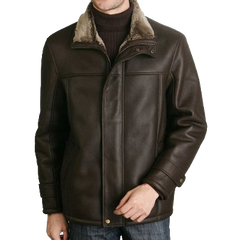 BGSD Men's Spanish Merino Shearling Coat